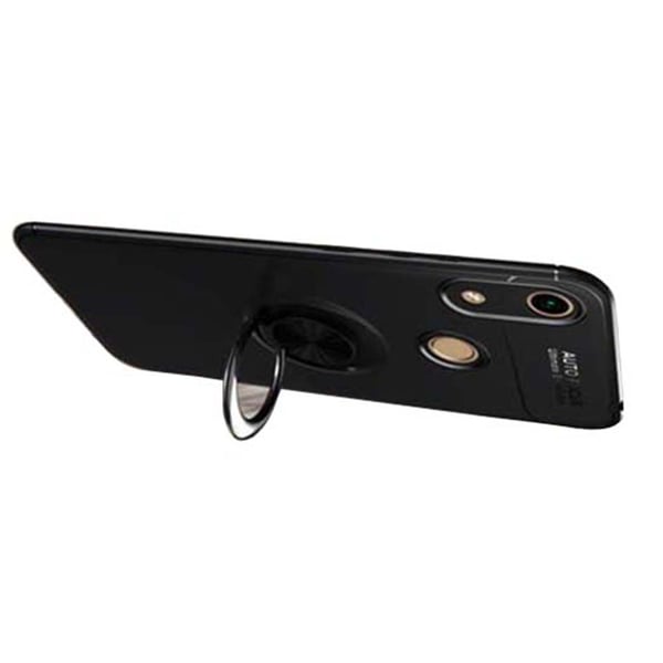Huawei Y6 2019 - Skyddande Skal med Ringhållare