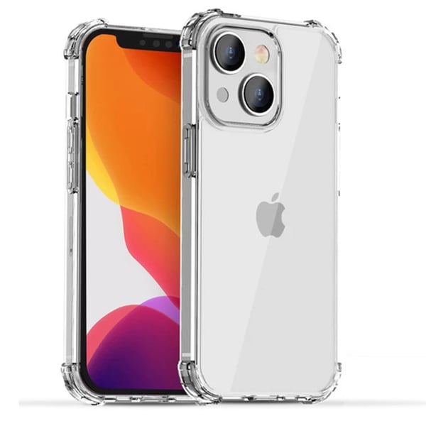 iPhone 14 Plus - 1 Set Stötdämpande Silikonskal med Skärmskydd