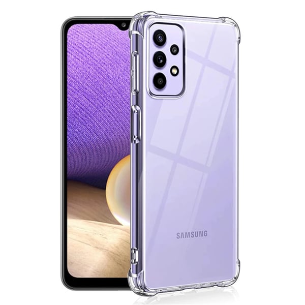 Samsung Galaxy A32 - Genomtänkt Stötdämpande Silikonskal