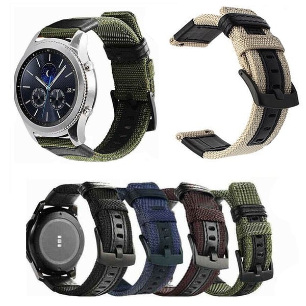 Smidiga Nylonarmband - Samsung Galaxy Watch S3 Frontier