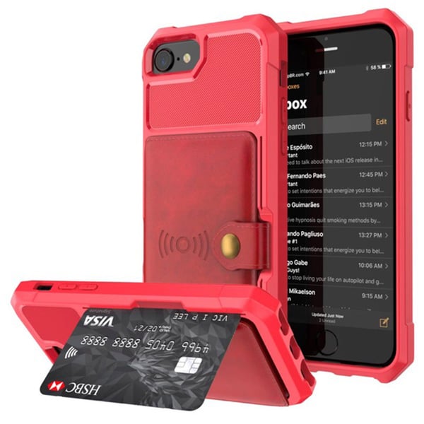 iPhone 6/6S - Exklusivt Skal med Kortfack