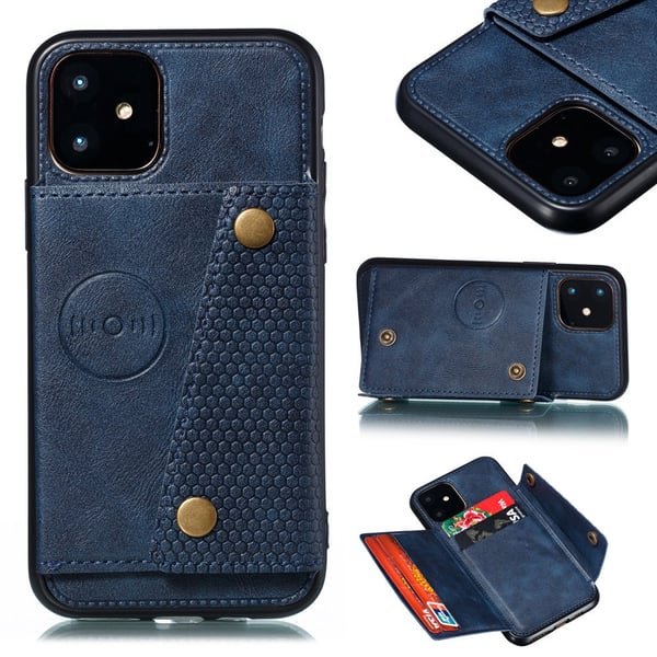 Genomtänkt Skyddsskal med Kortfack - iPhone 11