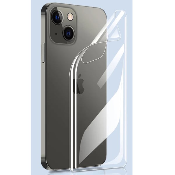 2-PACK 1 Set iPhone 13 Hydrogel Fram- & Baksida Skärmskydd