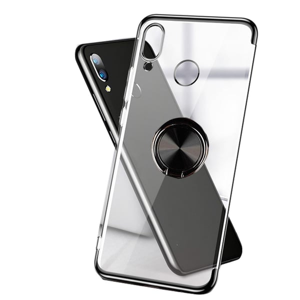 Huawei P Smart 2019 - Praktiskt Silikonskal med Ringhållare