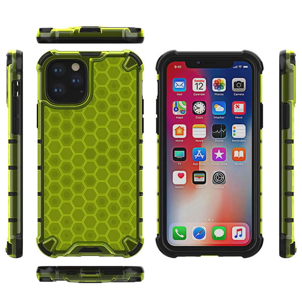 iPhone 11 Pro - Slittåligt Skal i Bikupa Design