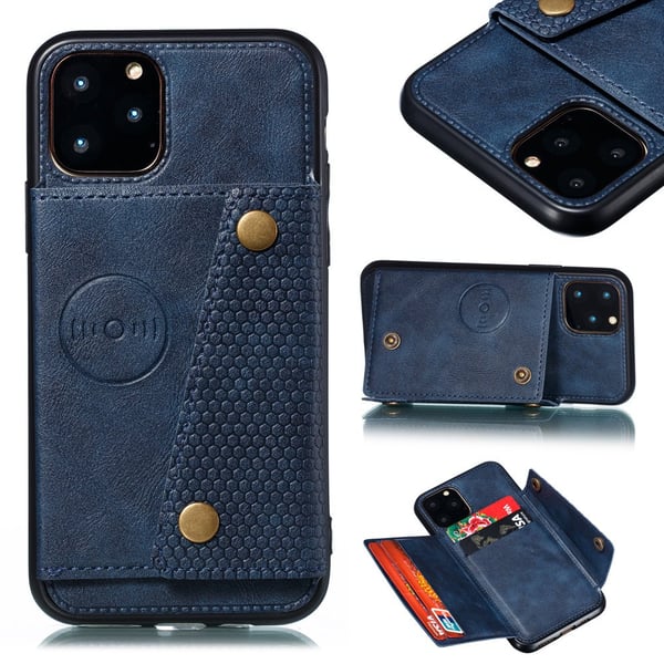 iPhone 11 Pro - Praktiskt RETRO Skal med Kortfack