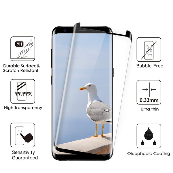 2-PACK Skärmskydd CASE-Friendly HD 0,3mm Galaxy Note 9