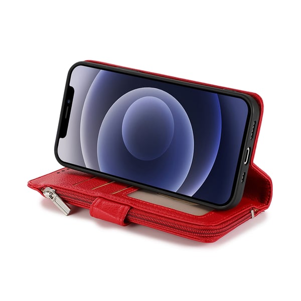 iPhone 12 - Elegant Skyddande Plånboksfodral