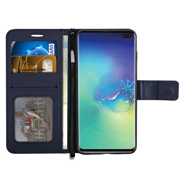 Samsung Galaxy S10+ - Praktiskt Plånboksfodral (Dubbelfunktion)