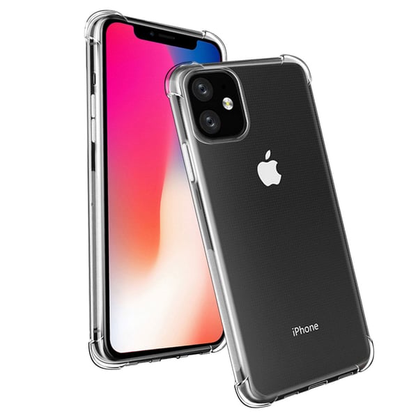 iPhone 11 Pro Max - Transparent Skyddsskal Stötdämpande silikon