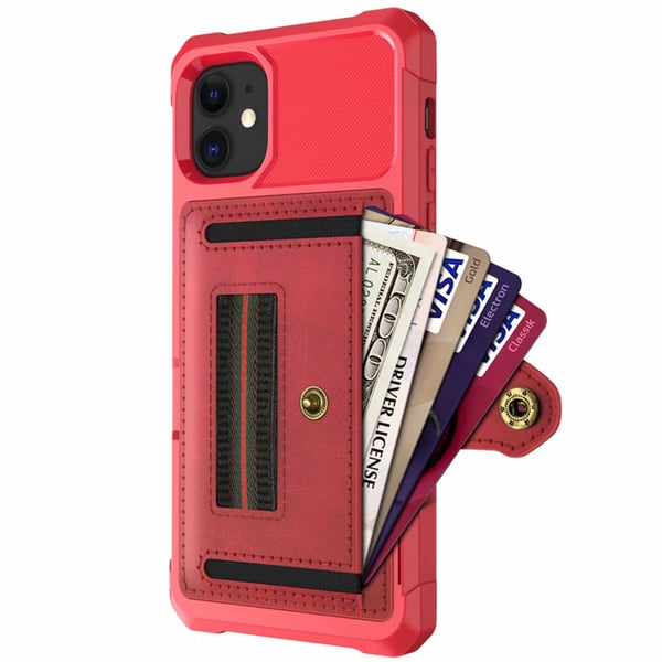 iPhone 11 - Effektfullt Skal med Kortfack