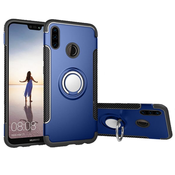 Huawei P30 Lite - Stötdämpande Skal med Ringhållare (FLOVEME)