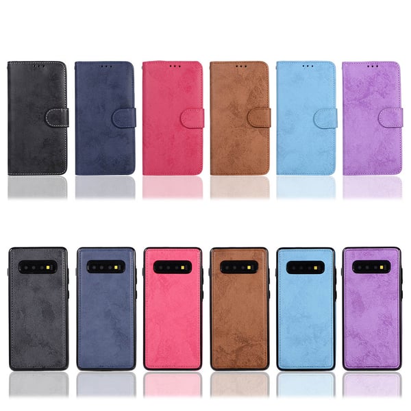 Samsung Galaxy S10+ - Stilrent Plånboksfodral (LEMAN)