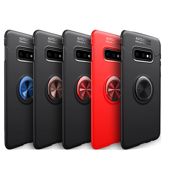 Samsung Galaxy S10e - Karbonskal med Ringhållare