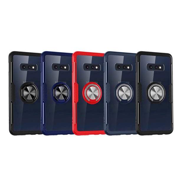 Praktiskt Skal med Ringhållare (LEMAN) - Samsung Galaxy S10