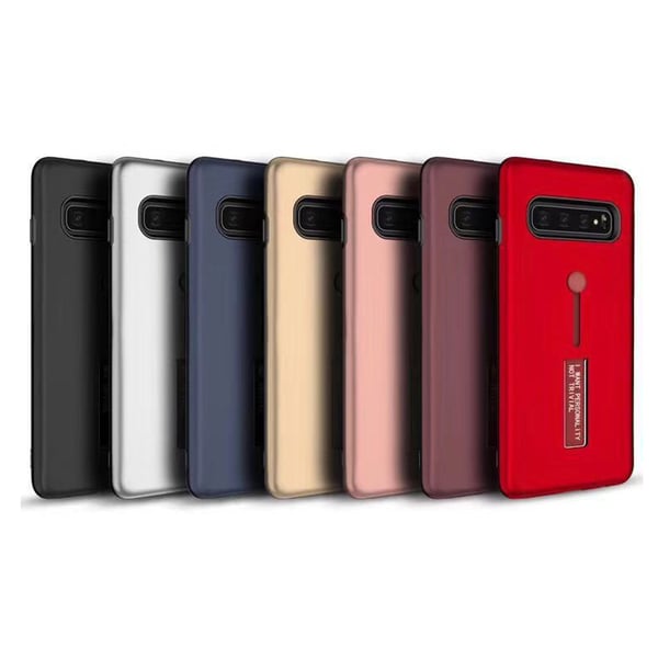 Samsung Galaxy S10 Plus - Smart Skal med Silikonring