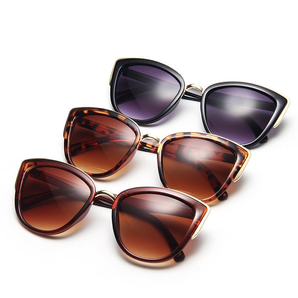 Hög Kvalitativa och Eleganta Polariserade Cat Eye Solglasögon