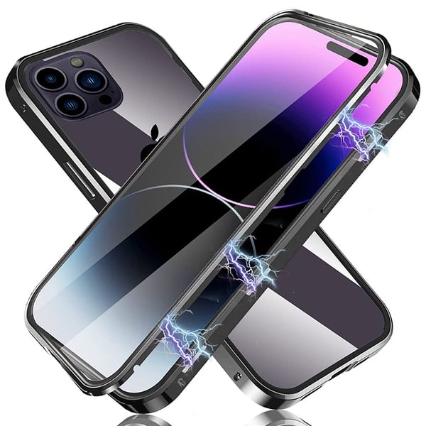 iPhone 14 Pro - Skyddande Magnetskal (Framsida & Baksida)