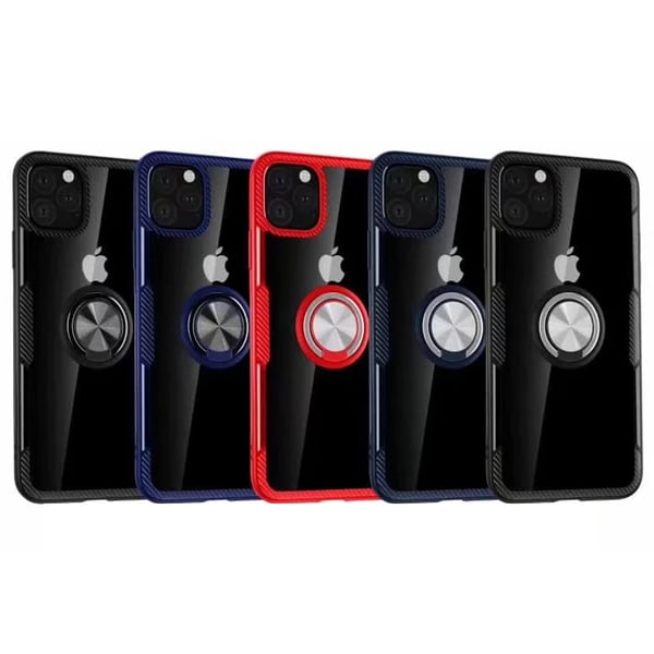 iPhone 11 Pro Max - Praktiskt Skal med Ringhållare (LEMAN)