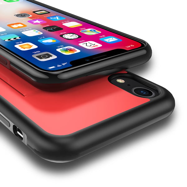 DUX DUCIS - Stilrent Skal med Kortfack -iPhone XS Max
