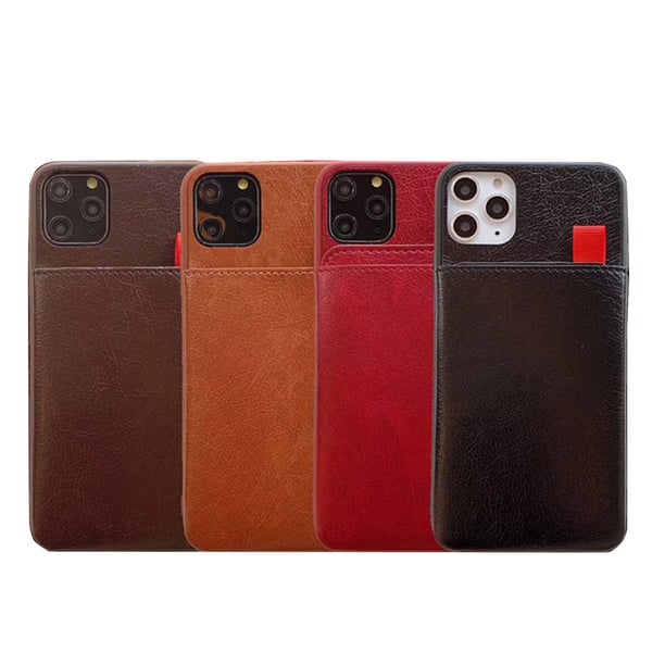 Praktiskt Retro Skal med Kortfack - iPhone 11 Pro