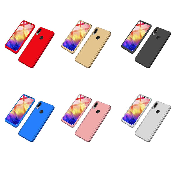 Elegant Skyddande (Floveme) 360 Fodral - Huawei P30 Lite