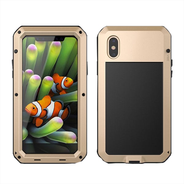 iPhone XS Max - Heavy Duty Skyddande Skal i Aluminum (EXXO)