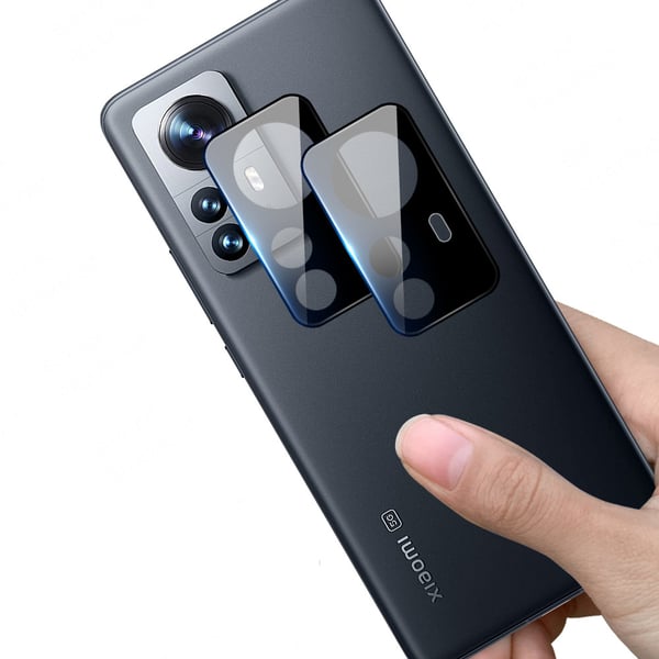 2-PACK Xiaomi 12 Pro Kameralinsskydd 2.5D HD-Clear 0,4mm