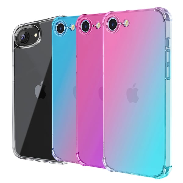 iPhone 16E - Silikonskal med Stötskydd och Stil