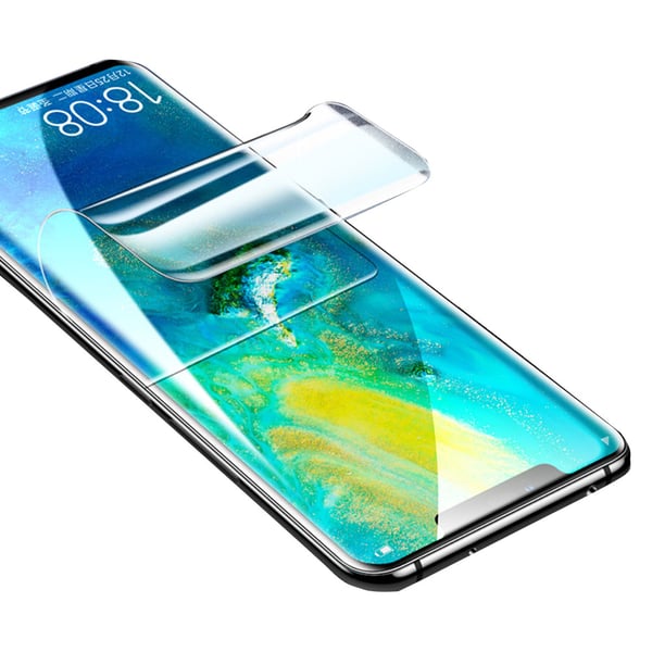 Mate 20 Pro 2-PACK Skärmskydd 9H Nano-Soft Screen-Fit HD-Clear