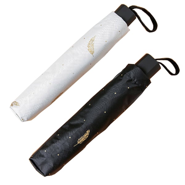 Praktiskt Hållbart Paraply med Fjäder Motiv