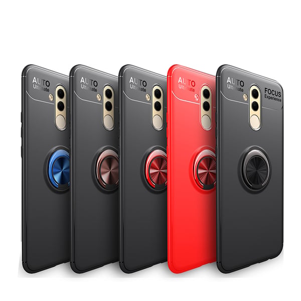 Praktiskt Skal med Ringhållare - Huawei Mate 20 Lite