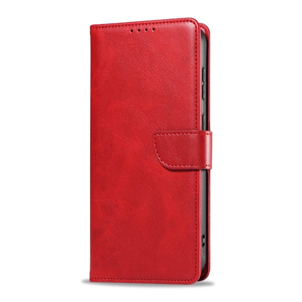 S24 Ultra - Elegant Läderplånboksfodral i 6 färger