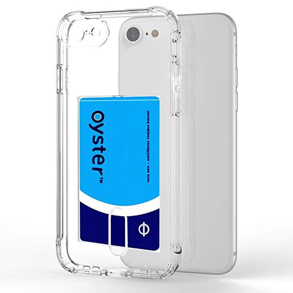 iPhone SE 2022 - Praktiskt Silikonskal med Kortfack