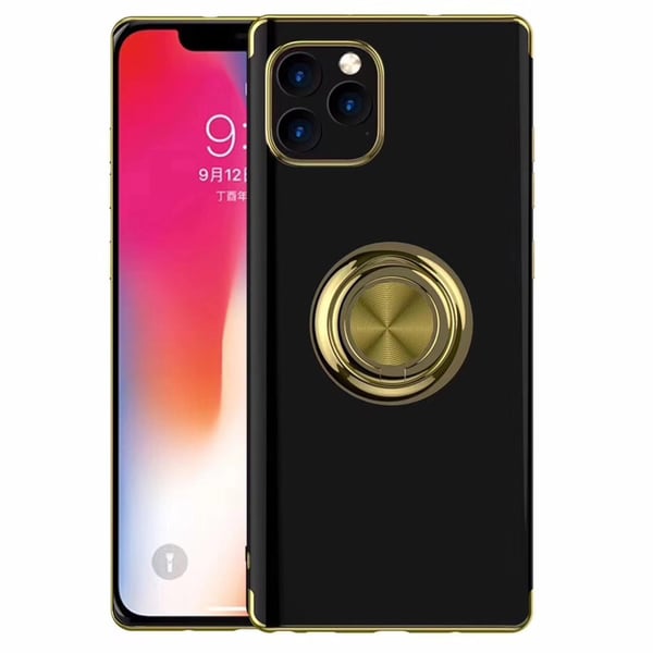 iPhone 13 Pro Max - Stilsäkert Praktiskt Skal med Ringhållare