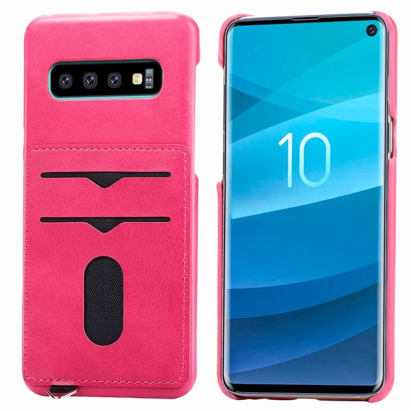 NYHET! Skal med Korthållare - Samsung Galaxy S10 (Vintage-Mark)