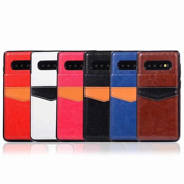 Samsung Galaxy S10 - Stilrent Praktiskt Skal Kortfack (LEMAN)