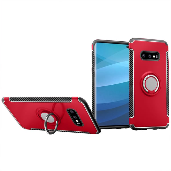 Stilsäkert Skal med Ringhållare - Samsung Galaxy S10