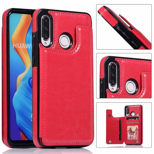 Huawei P30 Lite - Skal med Korthållare