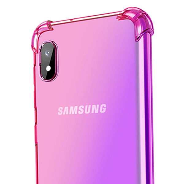Kraftfullt Stilrent Silikonskal FLOVEME - Samsung Galaxy A10