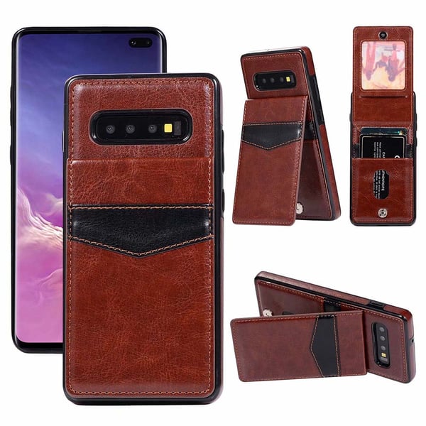 Samsung Galaxy S10 - Stilrent Praktiskt Skal Kortfack (LEMAN)
