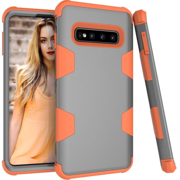 Samsung Galaxy S10 - Praktiskt Skyddande Skal RUGGED ROBOT