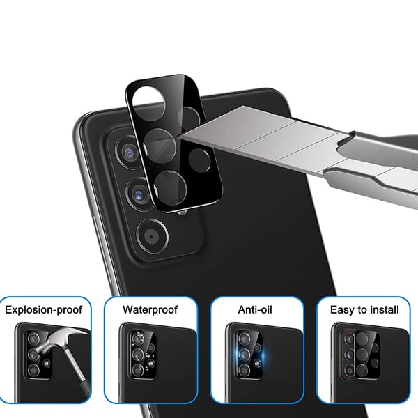 3-PACK Samsung Galaxy A53 5G Kameralinsskydd 2.5D HD-Clear