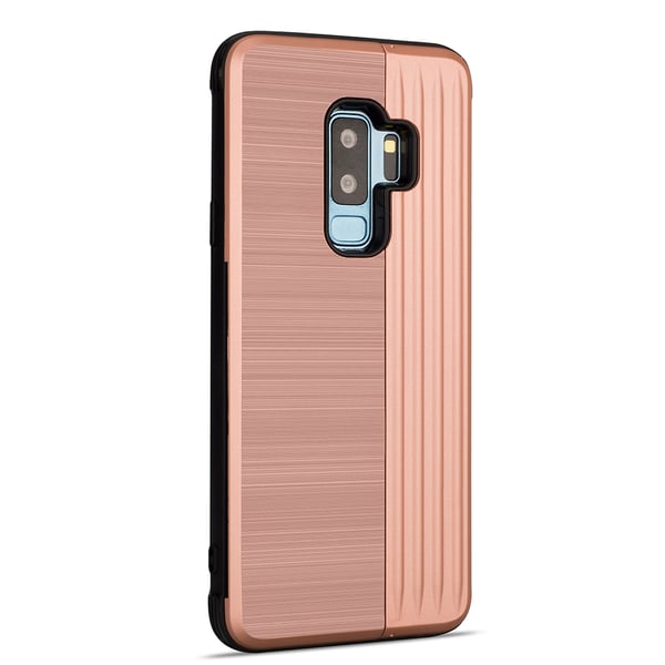 Samsung Galaxy S9+ - Exklusivt Skal med Korthållare (LEMAN)