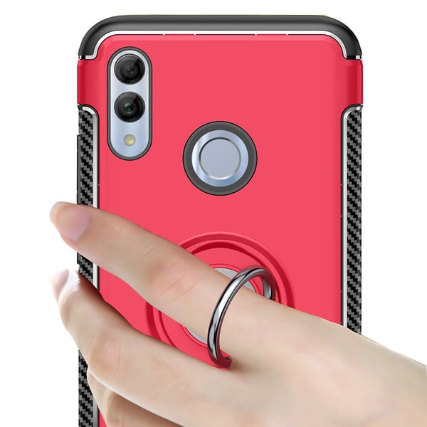 Stilrent Skal med Ringhållare - Huawei P Smart 2019