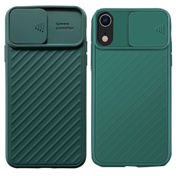 iPhone XR - Genomtänkt Stilrent Skal KAMERA SKYDD