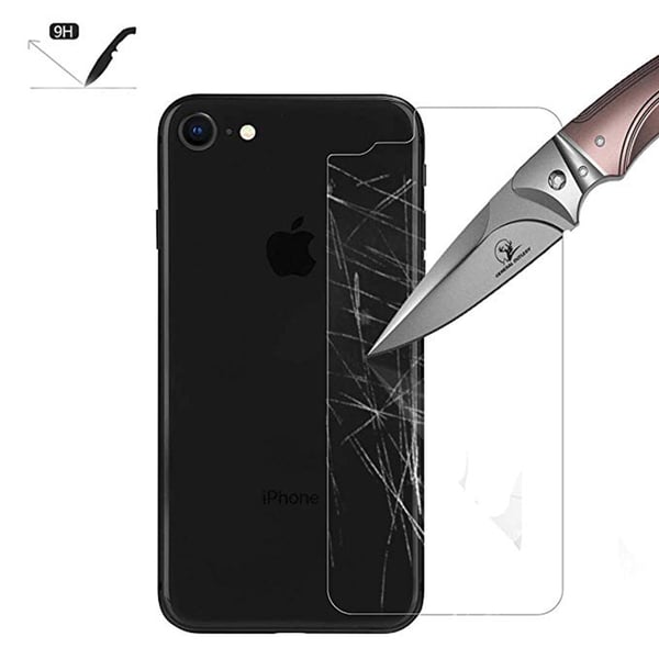 iPhone 8 3-PACK Baksida Skärmskydd 9H Screen-Fit HD-Clear.