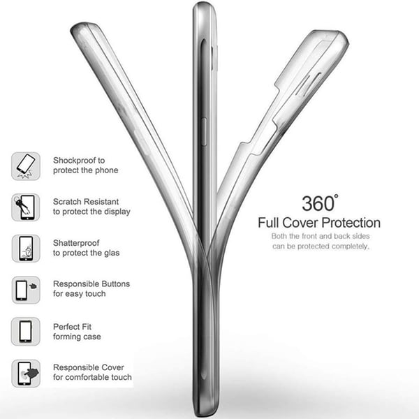 Samsung A20e | 360° TPU Silikonfodral | Heltäckande Skydd