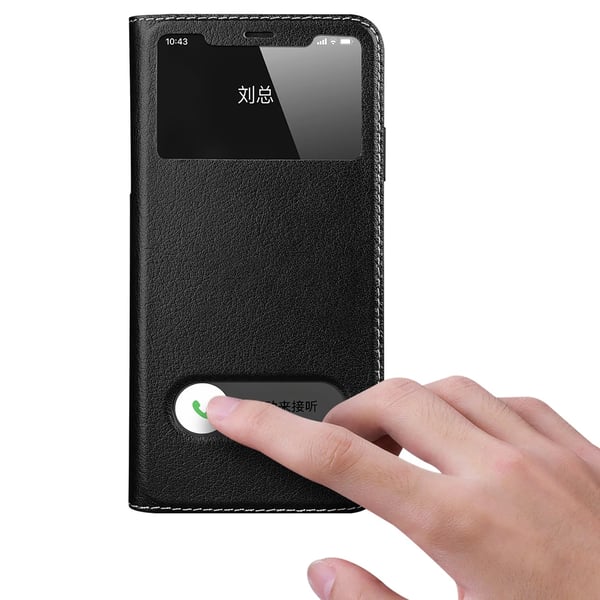 iPhone 13 Pro Läder-TPU  Elegant och stötdämpande