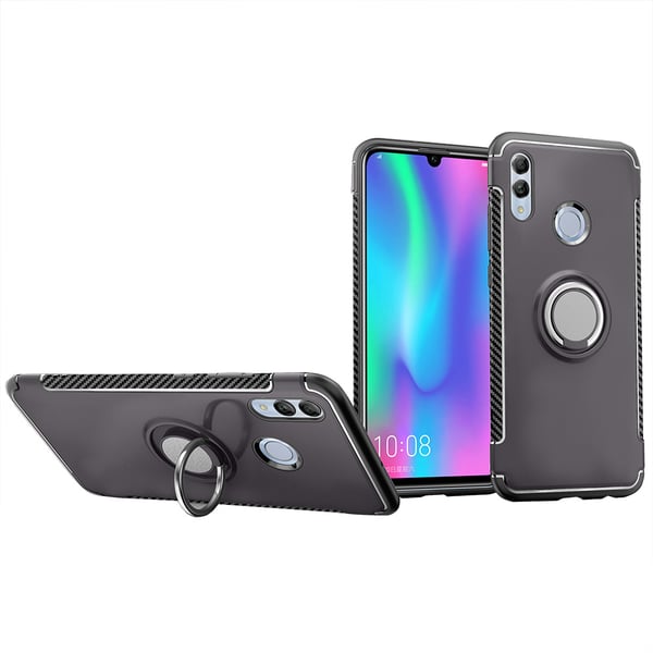Stilrent Skal med Ringhållare - Huawei P Smart 2019